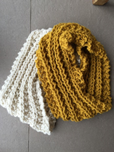 Staggared Rib Scarf